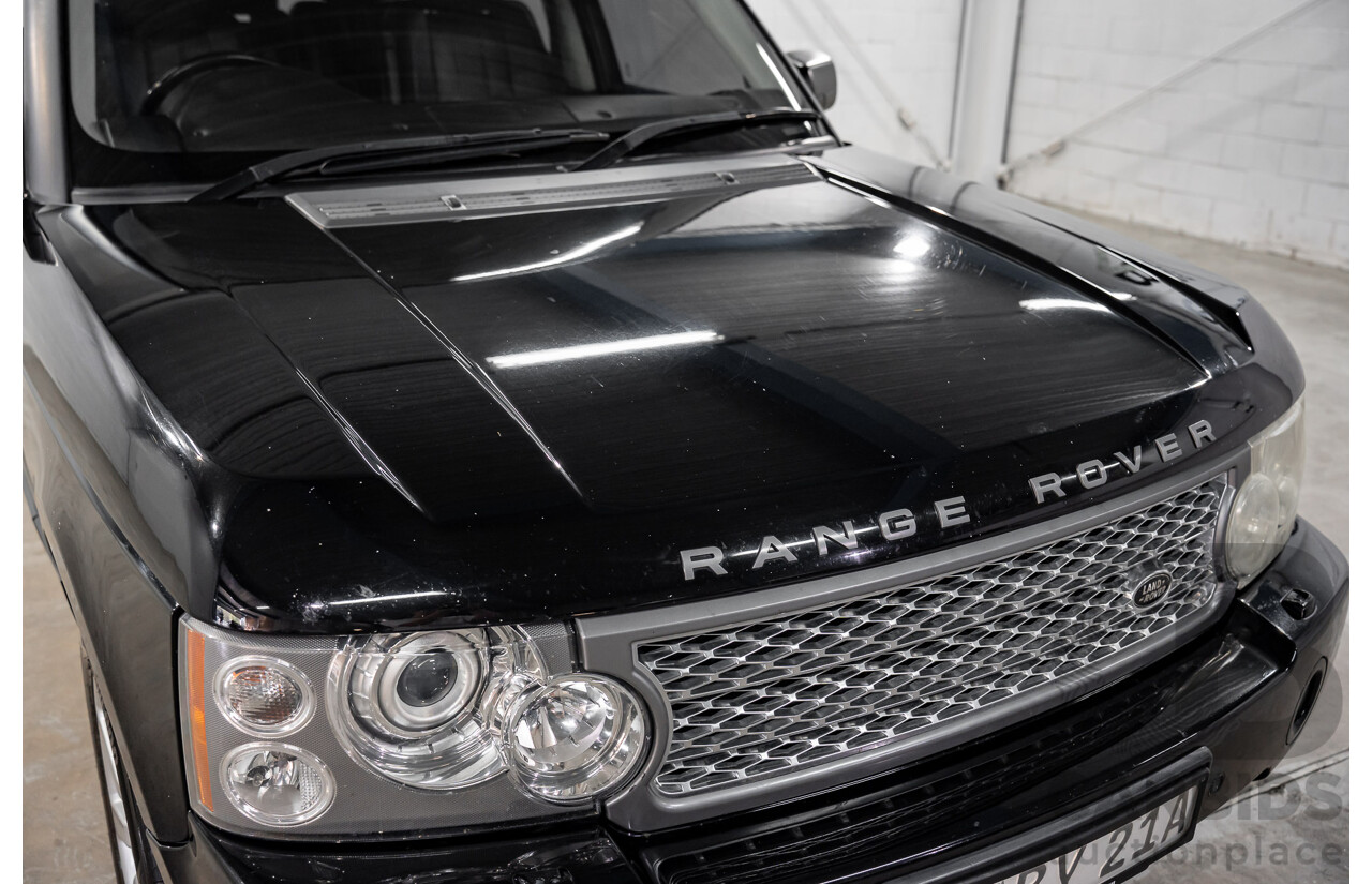 1/2007 Land Rover Range Rover Vogue Luxury TdV8 MY07 4d Wagon Santorini Black Twin Turbo Diesel V8 3.6L