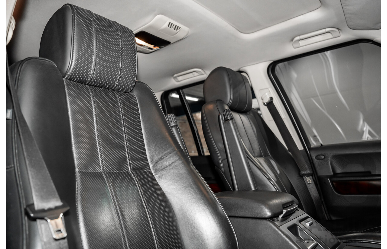 1/2007 Land Rover Range Rover Vogue Luxury TdV8 MY07 4d Wagon Santorini Black Twin Turbo Diesel V8 3.6L