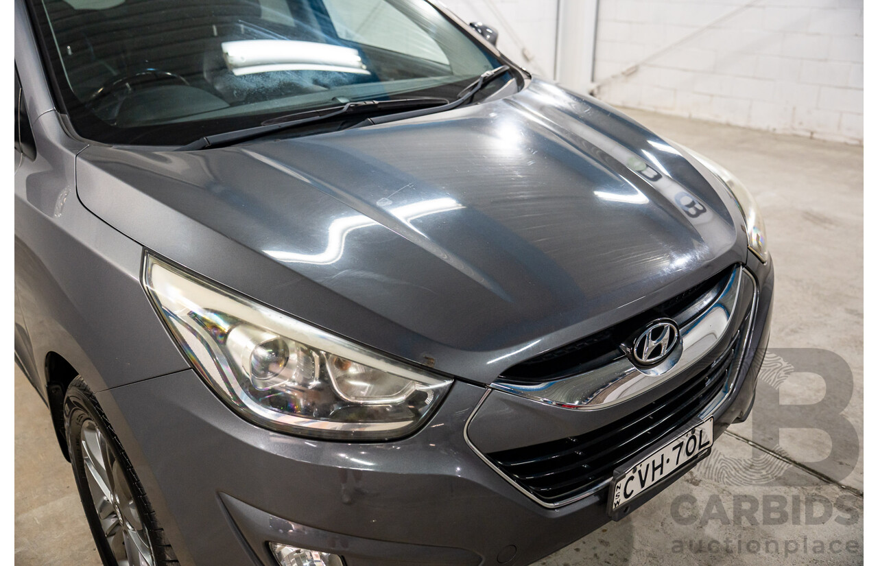 9/2014 Hyundai ix35 Highlander (AWD) LM Series II 4d Wagon Grey Titanium Metallic Turbo Diesel 2.0L