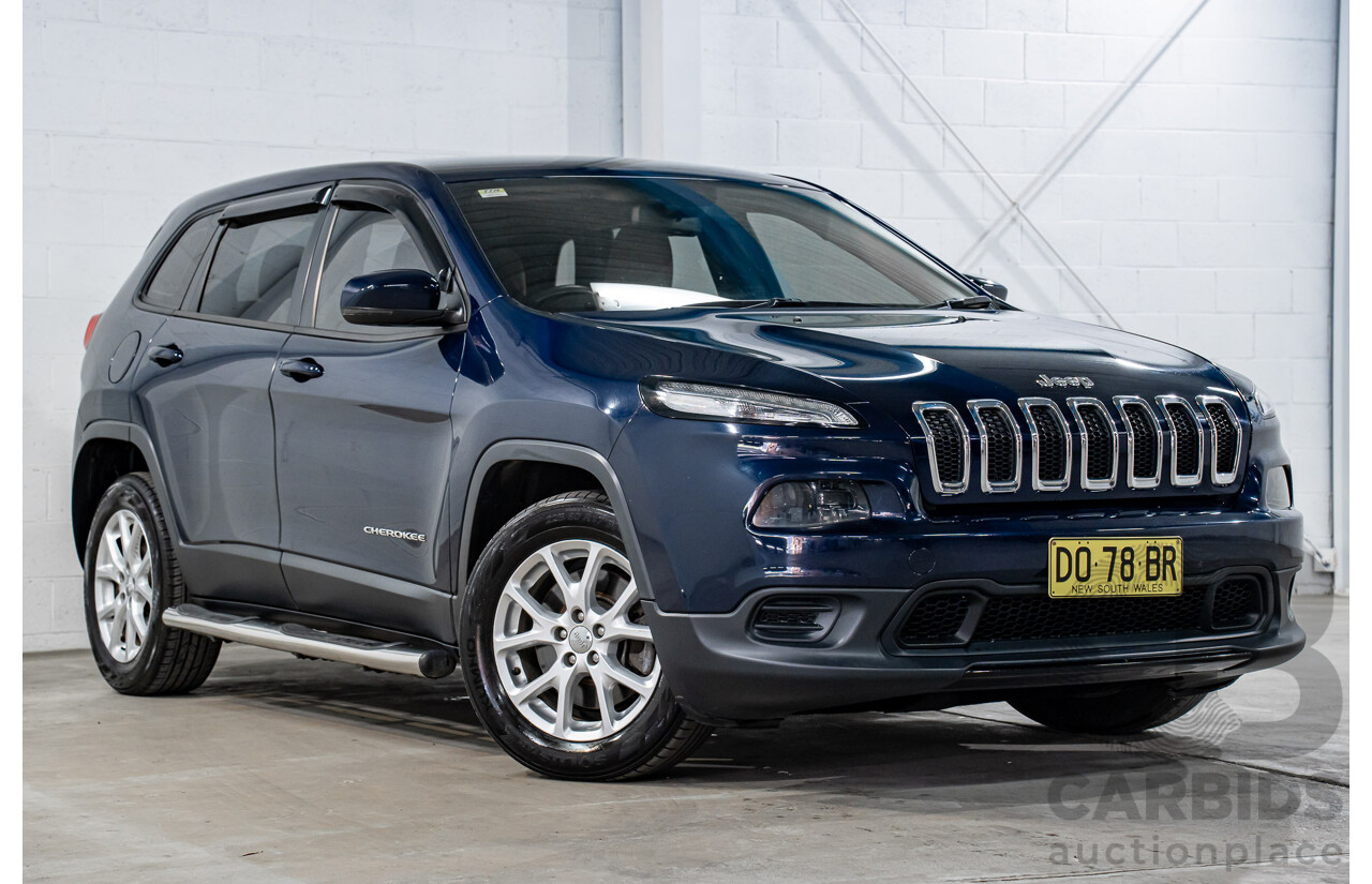 1/2017 Jeep Cherokee Sport (RWD) KL MY16 4d Wagon True Blue Pearl 2.4L
