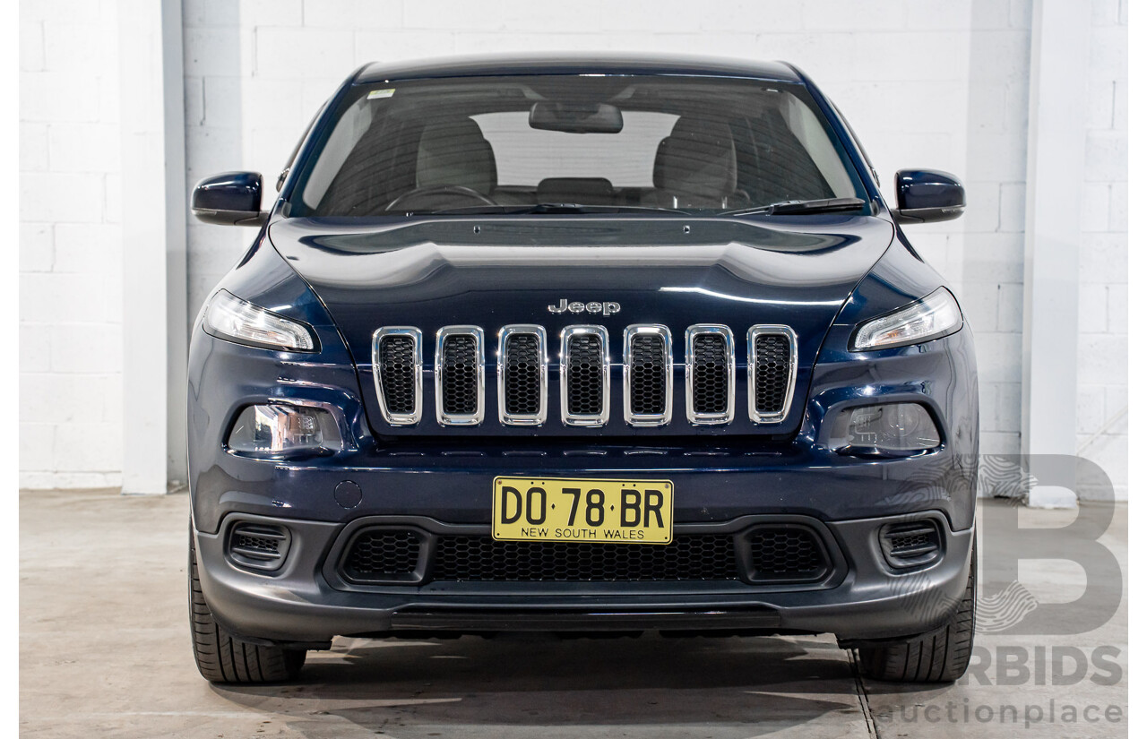 1/2017 Jeep Cherokee Sport (RWD) KL MY16 4d Wagon True Blue Pearl 2.4L