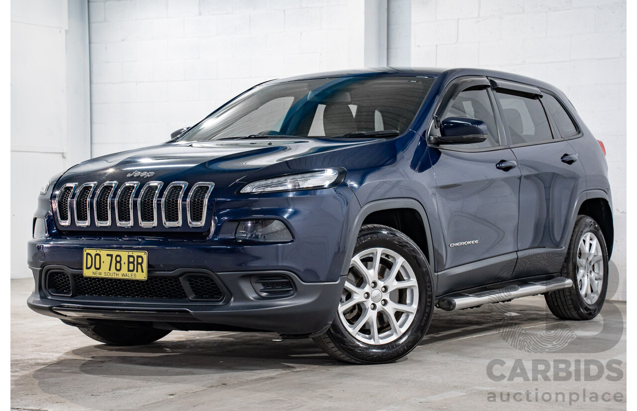 1/2017 Jeep Cherokee Sport (RWD) KL MY16 4d Wagon True Blue Pearl 2.4L