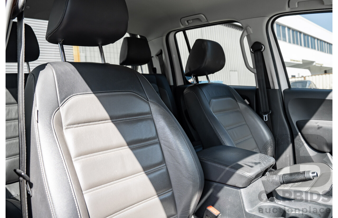 12/2018 Volkswagen Amarok V6 TDI 580 Highline Black Edition (4x4) 2H MY19 Dual Cab Utility Candy White Turbo Diesel 3.0L