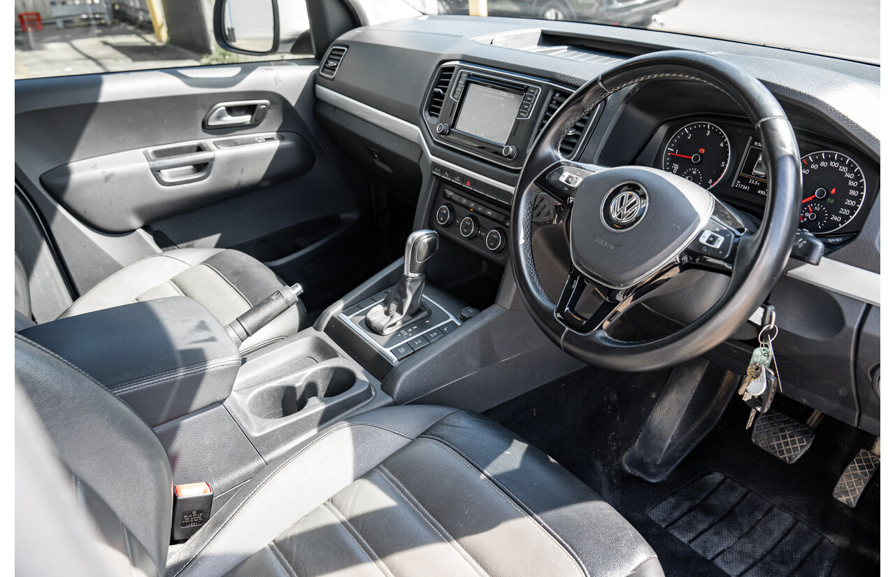 12/2018 Volkswagen Amarok V6 TDI 580 Highline Black Edition (4x4) 2H MY19 Dual Cab Utility Candy White Turbo Diesel 3.0L