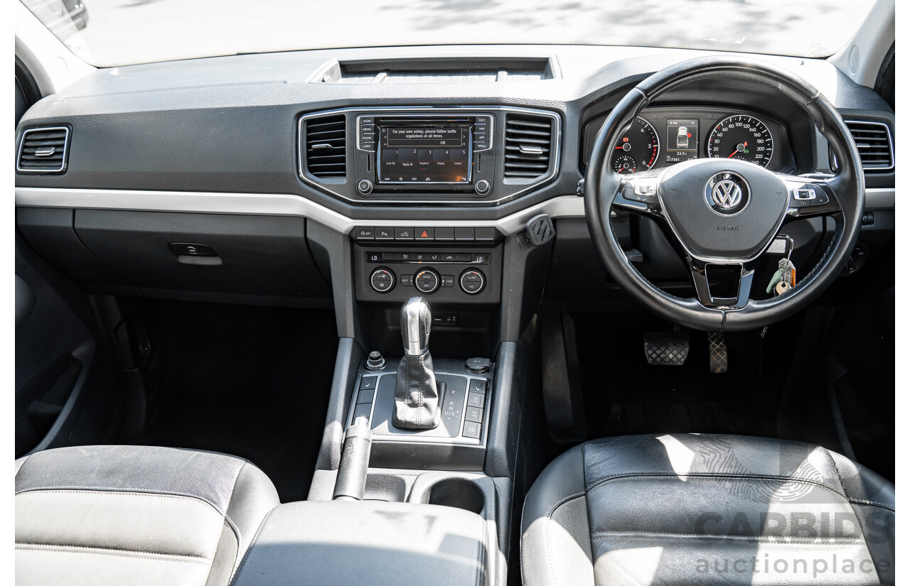 12/2018 Volkswagen Amarok V6 TDI 580 Highline Black Edition (4x4) 2H MY19 Dual Cab Utility Candy White Turbo Diesel 3.0L