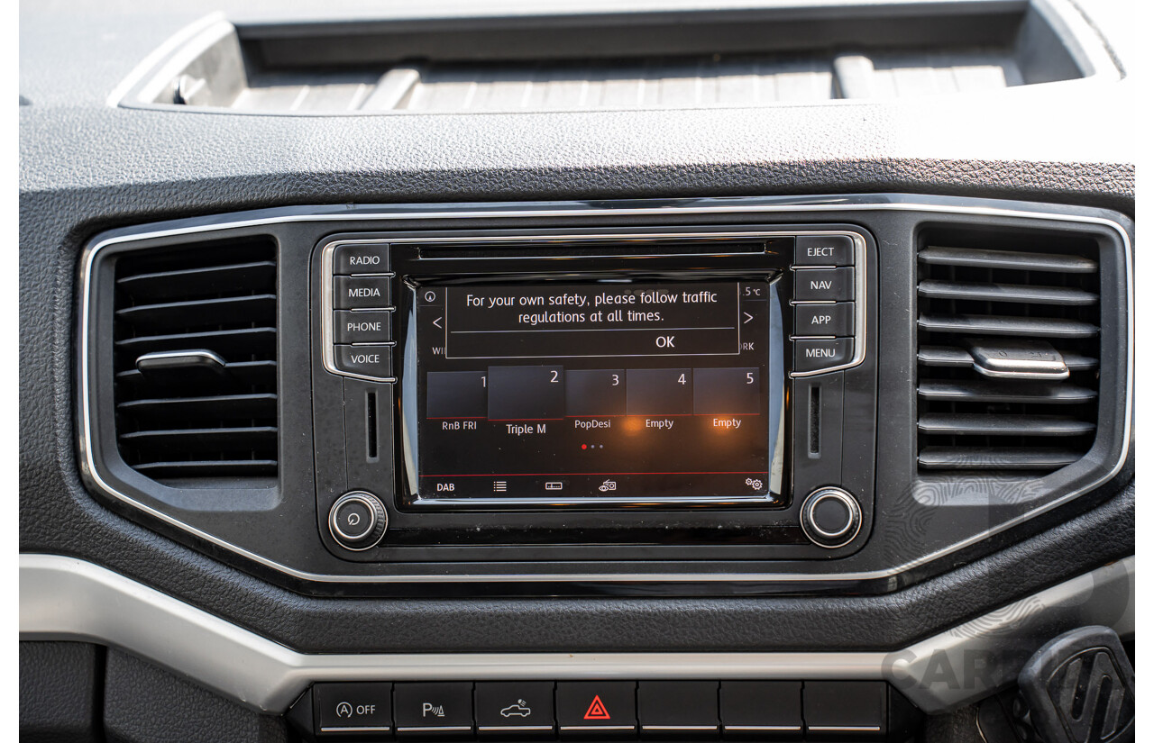 12/2018 Volkswagen Amarok V6 TDI 580 Highline Black Edition (4x4) 2H MY19 Dual Cab Utility Candy White Turbo Diesel 3.0L