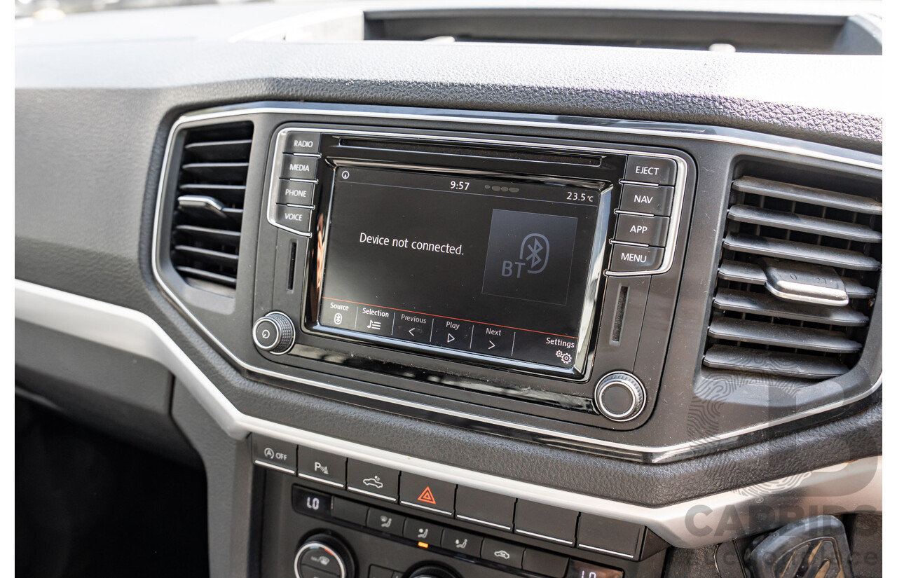 12/2018 Volkswagen Amarok V6 TDI 580 Highline Black Edition (4x4) 2H MY19 Dual Cab Utility Candy White Turbo Diesel 3.0L