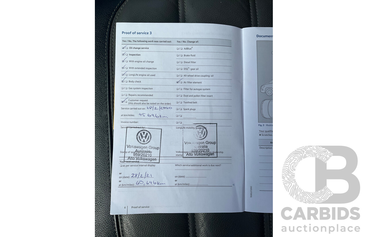 12/2018 Volkswagen Amarok V6 TDI 580 Highline Black Edition (4x4) 2H MY19 Dual Cab Utility Candy White Turbo Diesel 3.0L