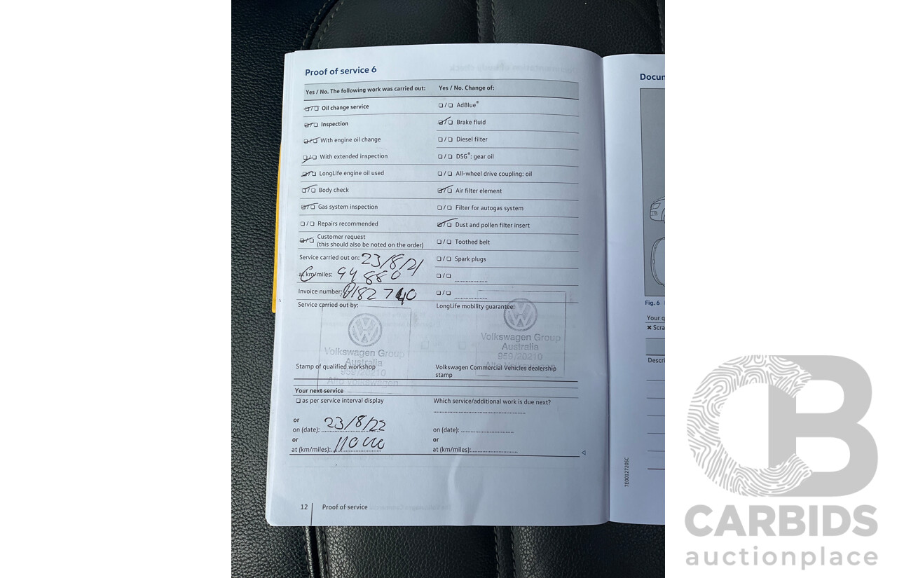 12/2018 Volkswagen Amarok V6 TDI 580 Highline Black Edition (4x4) 2H MY19 Dual Cab Utility Candy White Turbo Diesel 3.0L