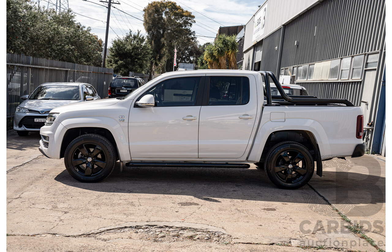 12/2018 Volkswagen Amarok V6 TDI 580 Highline Black Edition (4x4) 2H MY19 Dual Cab Utility Candy White Turbo Diesel 3.0L