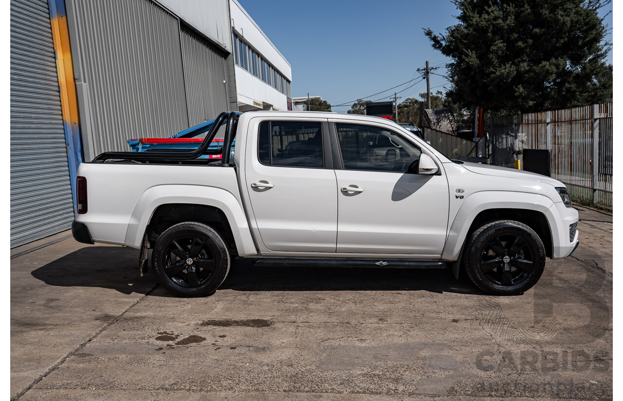 12/2018 Volkswagen Amarok V6 TDI 580 Highline Black Edition (4x4) 2H MY19 Dual Cab Utility Candy White Turbo Diesel 3.0L