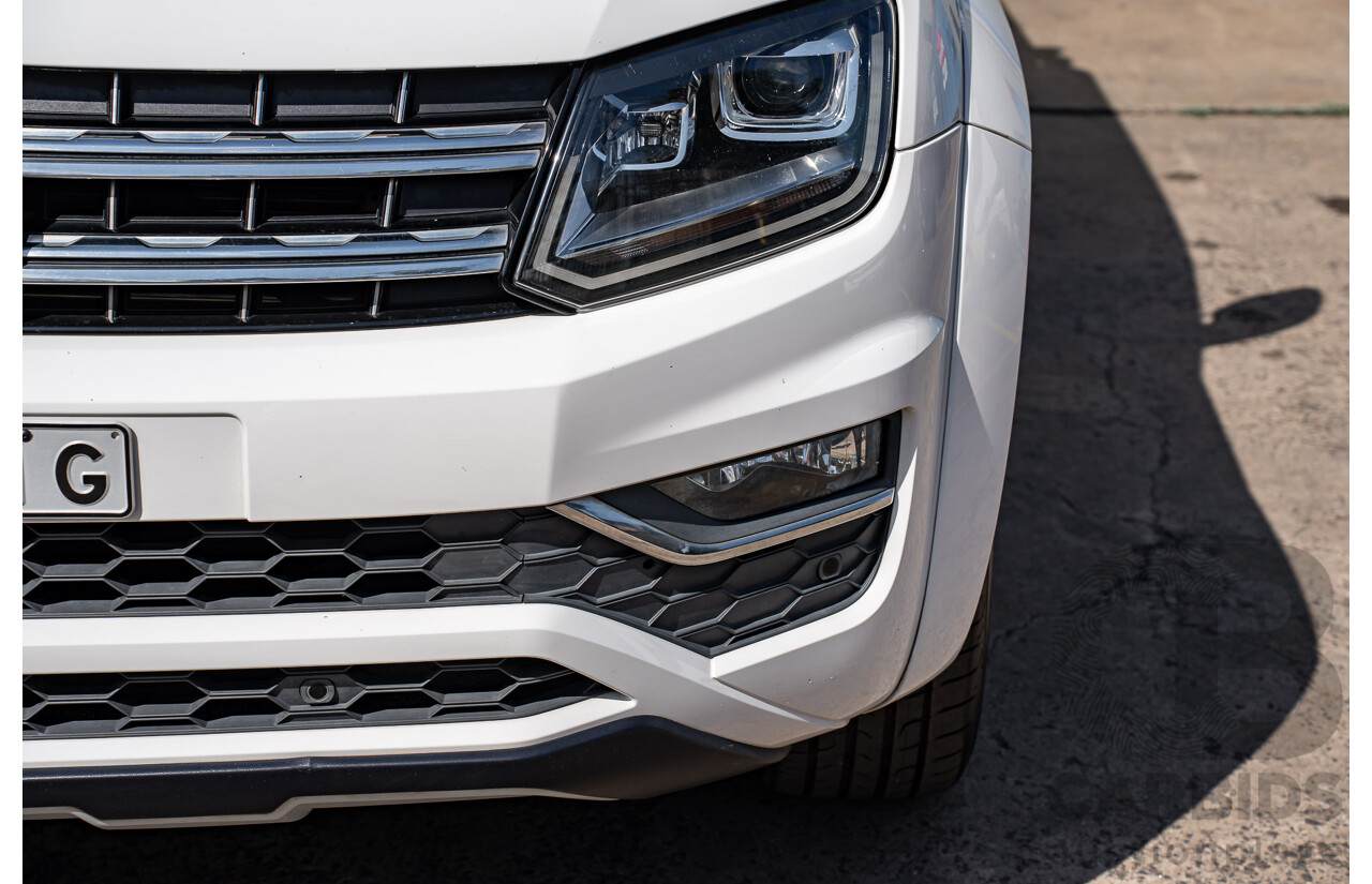 12/2018 Volkswagen Amarok V6 TDI 580 Highline Black Edition (4x4) 2H MY19 Dual Cab Utility Candy White Turbo Diesel 3.0L