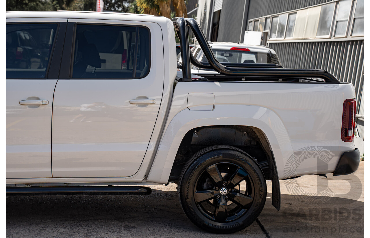 12/2018 Volkswagen Amarok V6 TDI 580 Highline Black Edition (4x4) 2H MY19 Dual Cab Utility Candy White Turbo Diesel 3.0L