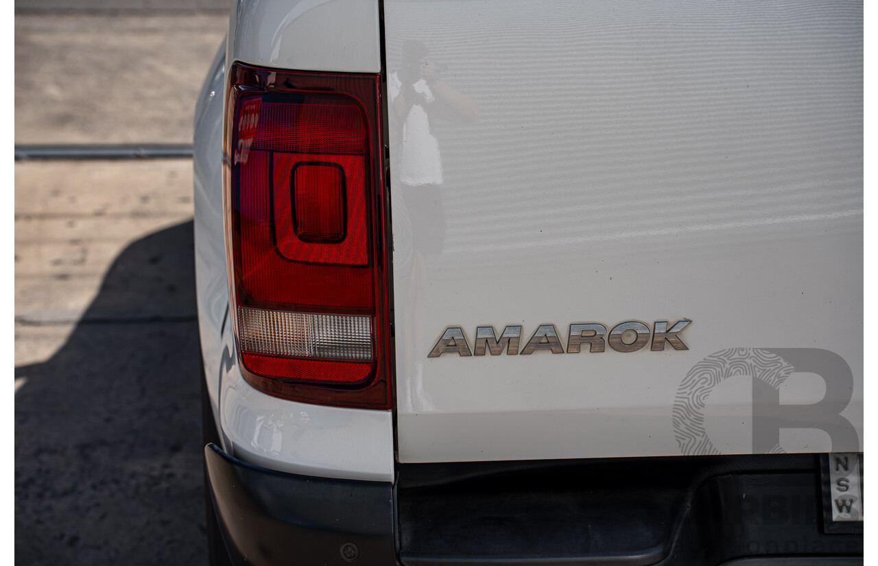 12/2018 Volkswagen Amarok V6 TDI 580 Highline Black Edition (4x4) 2H MY19 Dual Cab Utility Candy White Turbo Diesel 3.0L