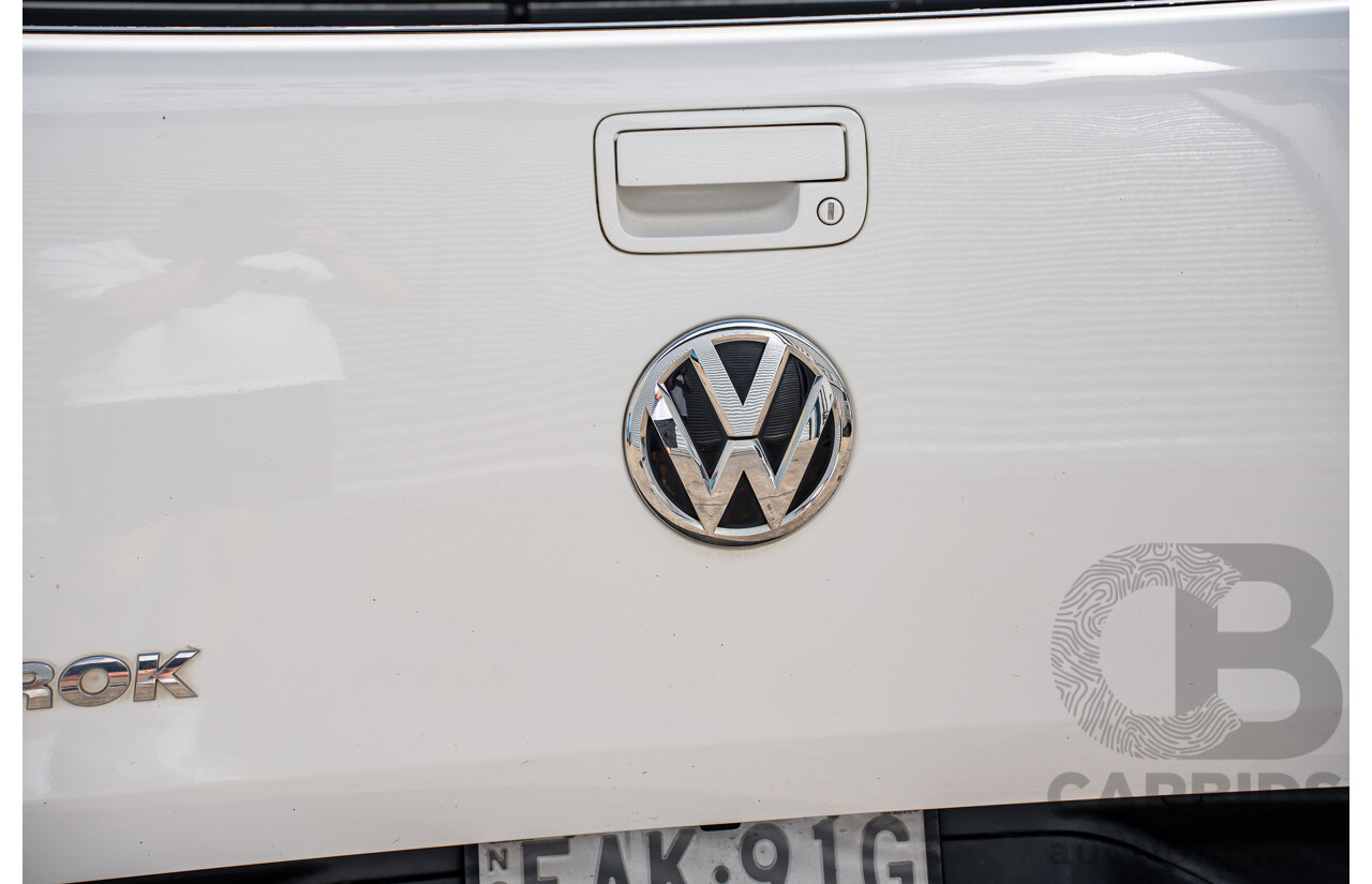 12/2018 Volkswagen Amarok V6 TDI 580 Highline Black Edition (4x4) 2H MY19 Dual Cab Utility Candy White Turbo Diesel 3.0L