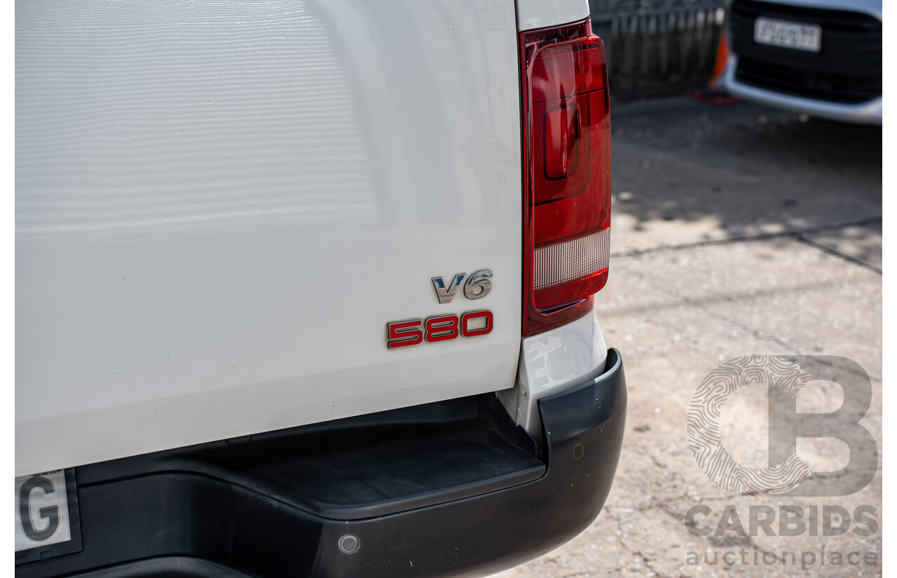 12/2018 Volkswagen Amarok V6 TDI 580 Highline Black Edition (4x4) 2H MY19 Dual Cab Utility Candy White Turbo Diesel 3.0L