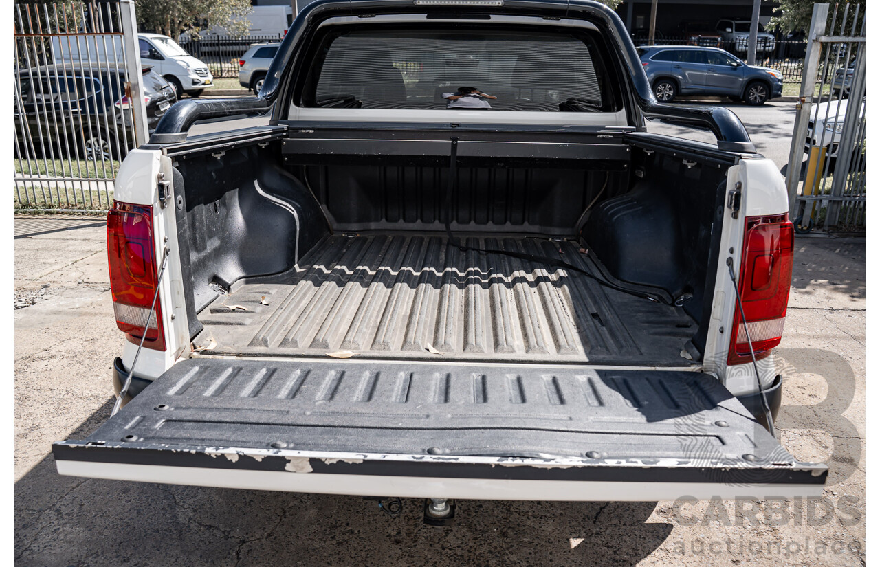 12/2018 Volkswagen Amarok V6 TDI 580 Highline Black Edition (4x4) 2H MY19 Dual Cab Utility Candy White Turbo Diesel 3.0L