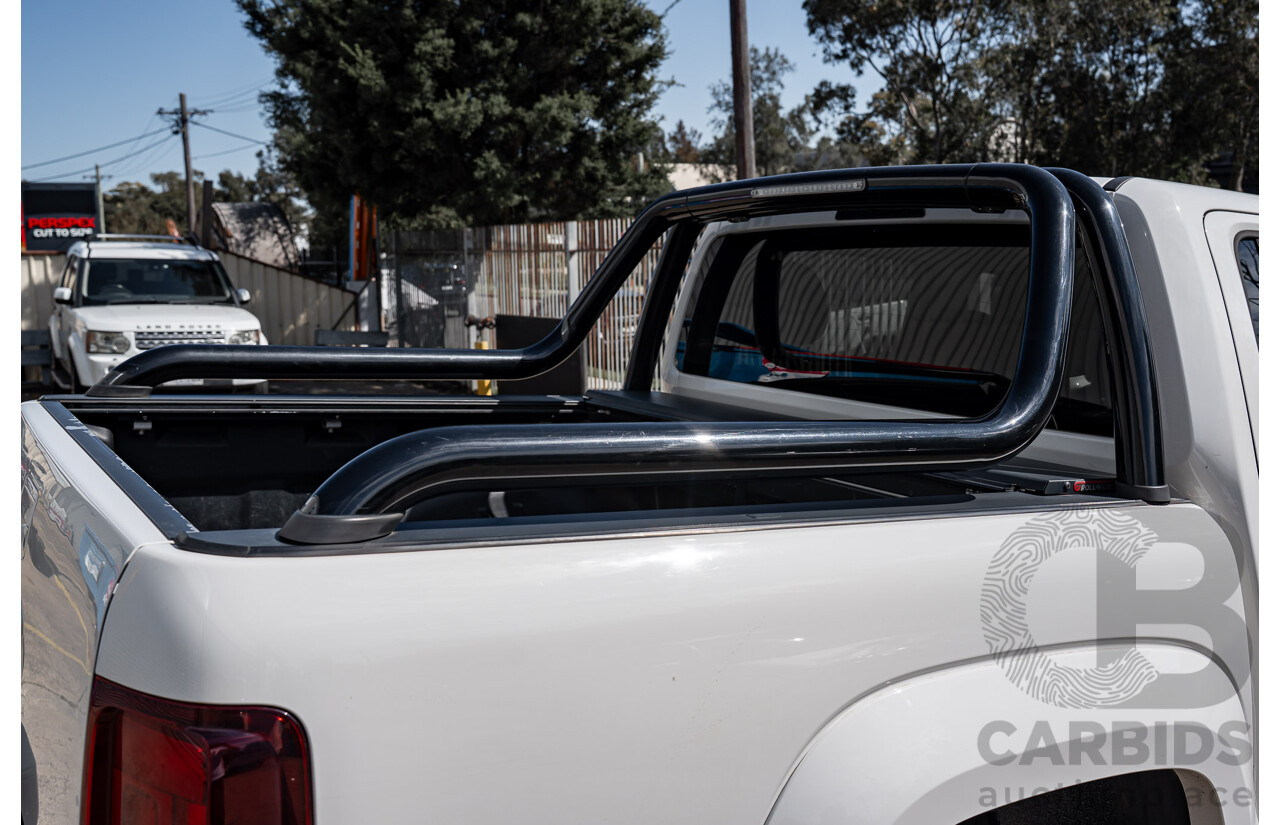 12/2018 Volkswagen Amarok V6 TDI 580 Highline Black Edition (4x4) 2H MY19 Dual Cab Utility Candy White Turbo Diesel 3.0L