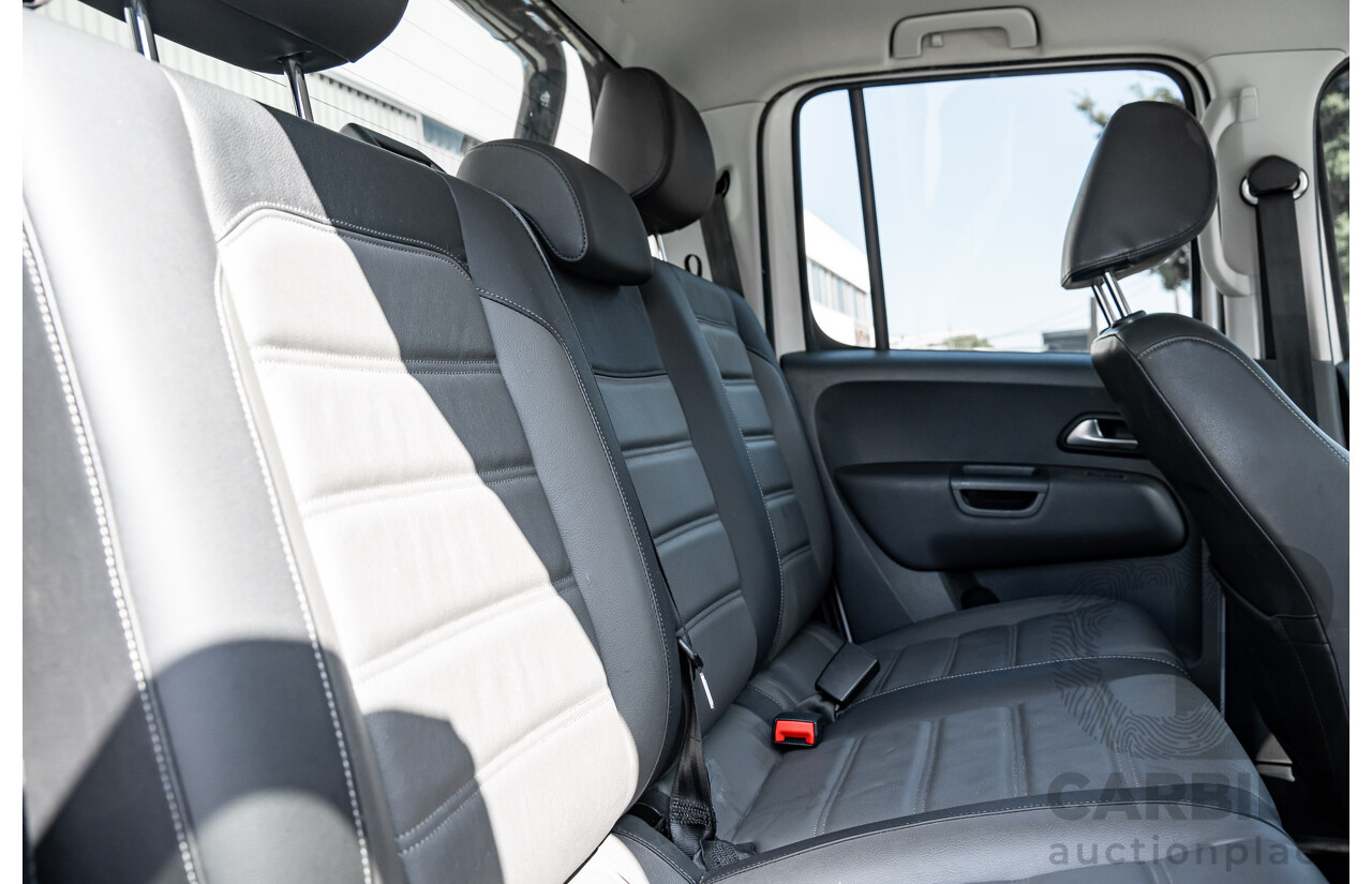 12/2018 Volkswagen Amarok V6 TDI 580 Highline Black Edition (4x4) 2H MY19 Dual Cab Utility Candy White Turbo Diesel 3.0L