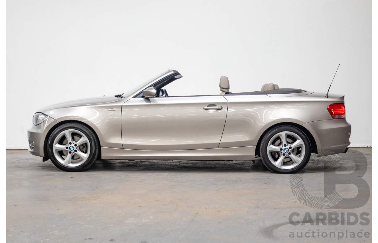 1/2009 BMW 120i E88 MY09 2d Convertible Cashmere Silver Metallic 2.0L