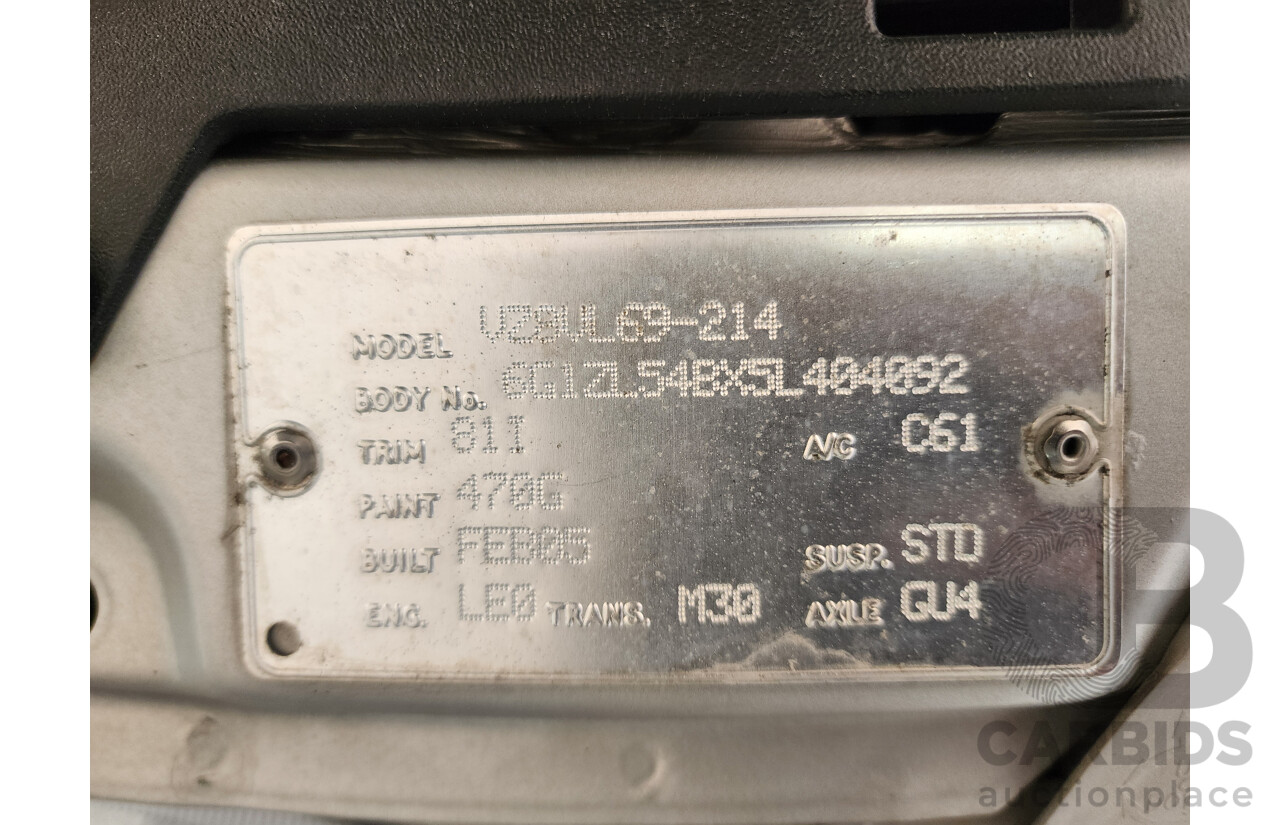 2/2005 Holden Berlina  VZ 4d Sedan Silver 3.6L