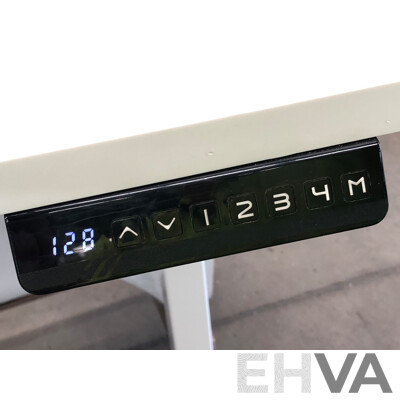 JasonL 1560mm Premium Height Adjustable Desk with Cable Scallop