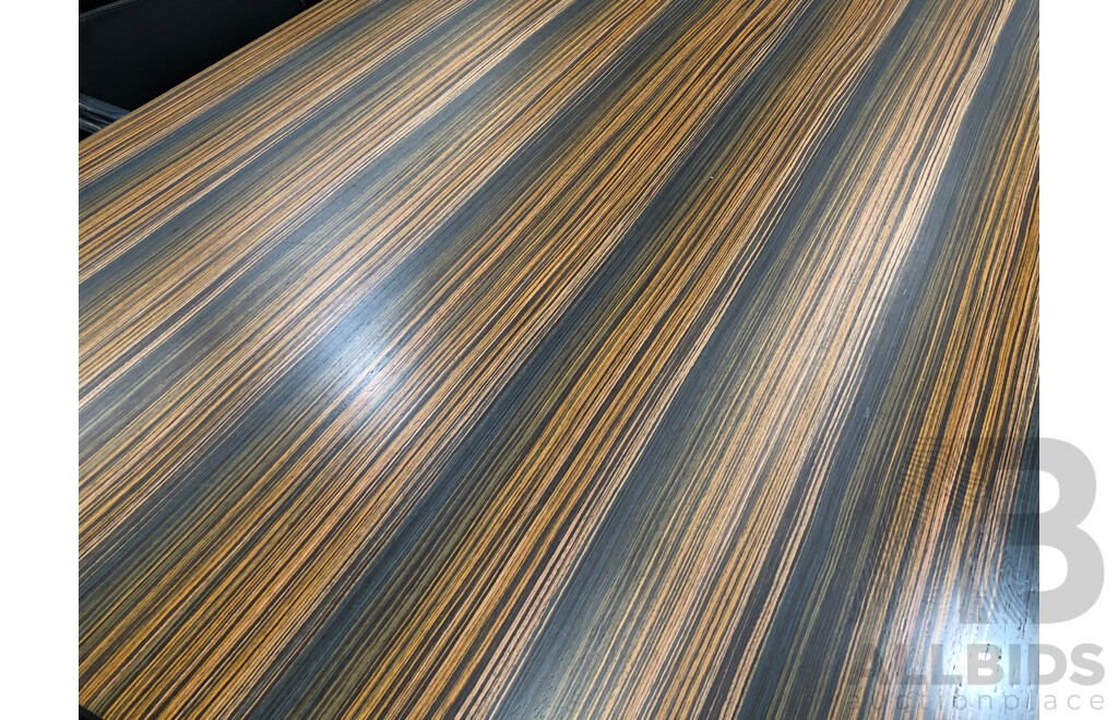 Contemporary Boardroom Table and 10 Chairs