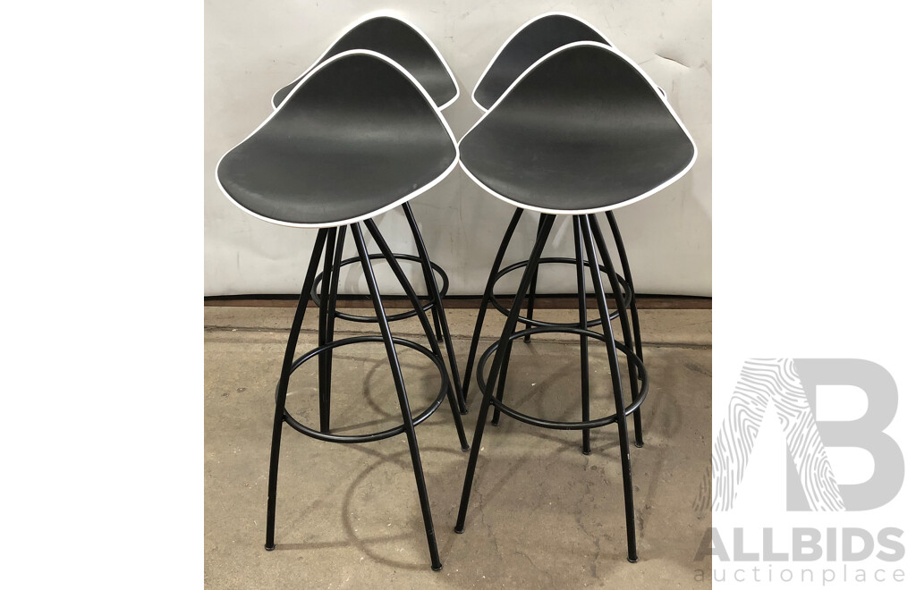 Swivel Bar Stools - Lot of Four