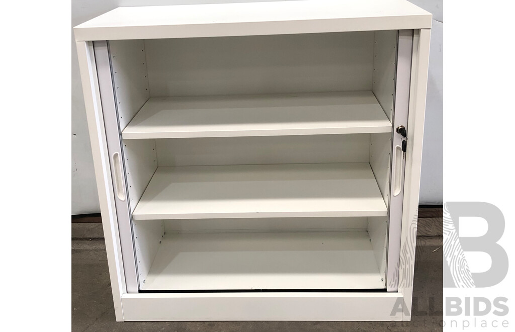 Tambour Storage Cabinet