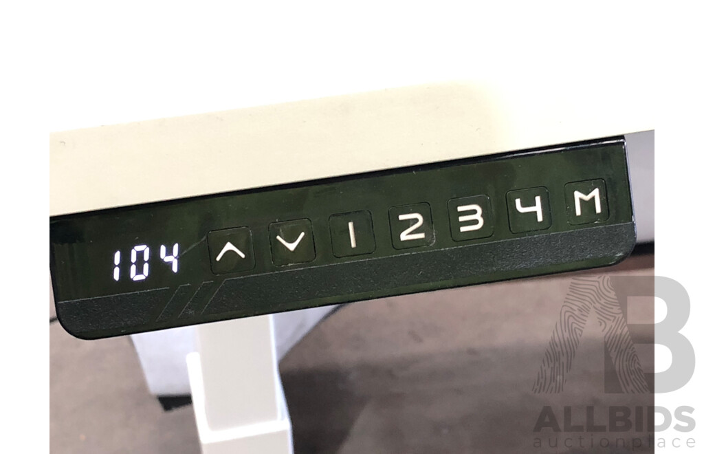 JasonL 1800mm Premium Height Adjustable Desk with Cable Scallop