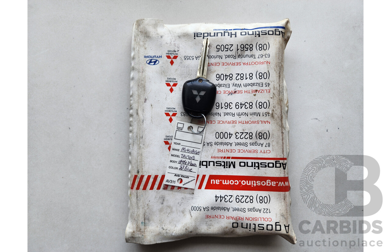 8/2008 Mitsubishi Triton VR (4x4) ML MY09 Double Cab Utility Silver 3.2L