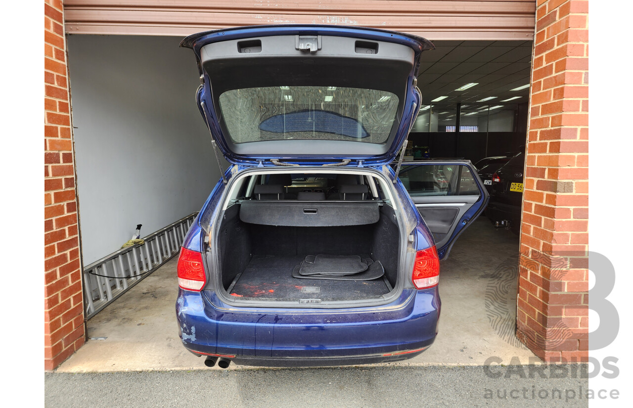 6/2010 Volkswagen Golf 90 TSI Trendline 1K MY10 4d Wagon Blue 1.4L