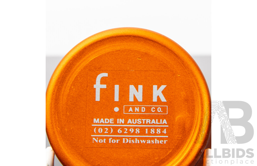 Set Four Australian Made Fink & Co Matt Beakers Designed by Robert Forster