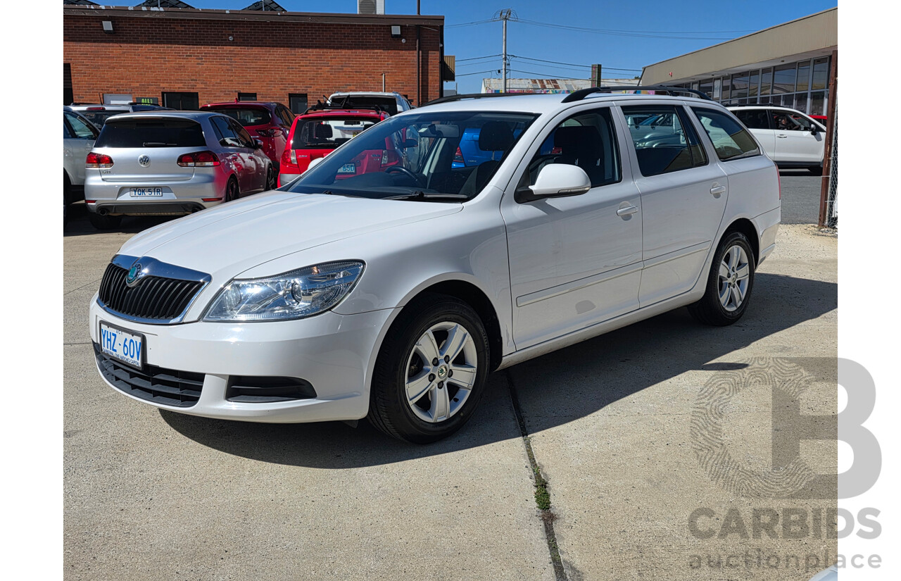 4/2012 Skoda Octavia 90 TSI 1Z MY12 4d Wagon White Turbo 1.4L