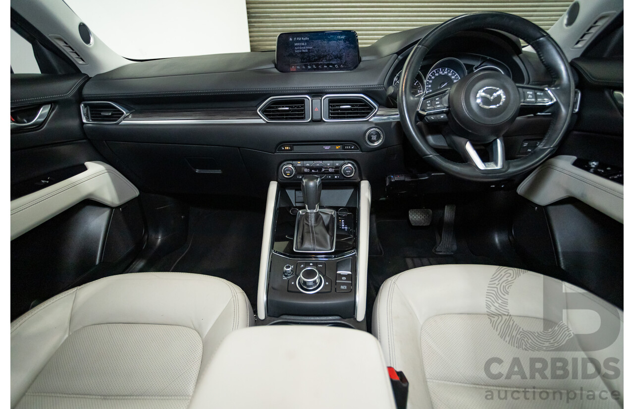02/2017 Mazda CX-5 GT (AWD) KF MY17 4d Wagon Machine Eternal Blue Twin Turbo Diesel 2.2L