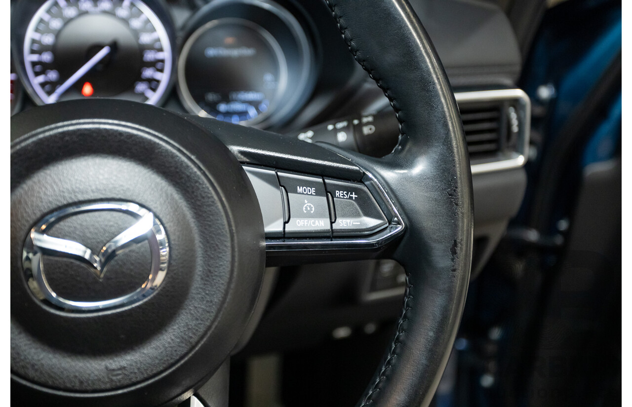 02/2017 Mazda CX-5 GT (AWD) KF MY17 4d Wagon Machine Eternal Blue Twin Turbo Diesel 2.2L