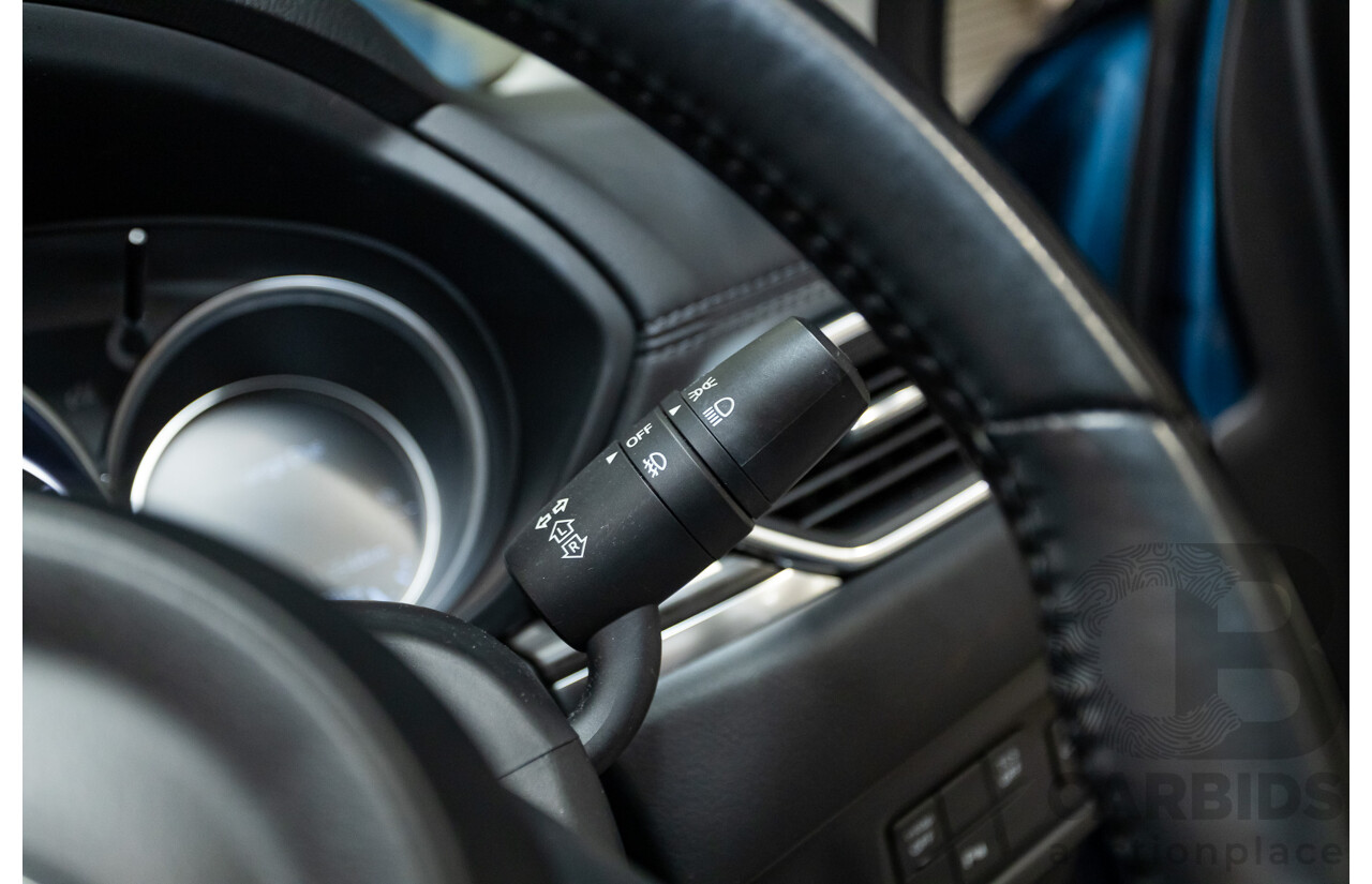 02/2017 Mazda CX-5 GT (AWD) KF MY17 4d Wagon Machine Eternal Blue Twin Turbo Diesel 2.2L