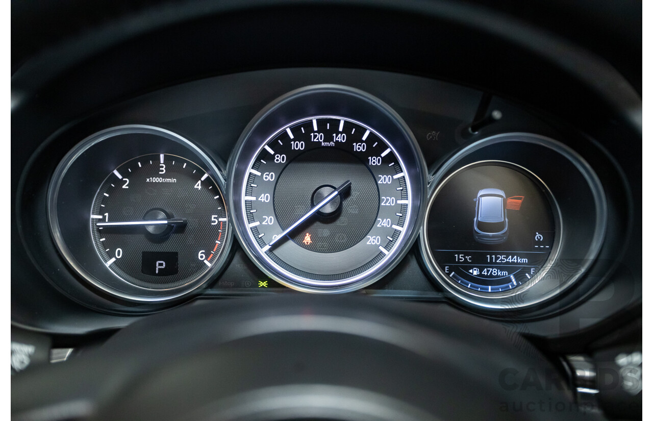 02/2017 Mazda CX-5 GT (AWD) KF MY17 4d Wagon Machine Eternal Blue Twin Turbo Diesel 2.2L