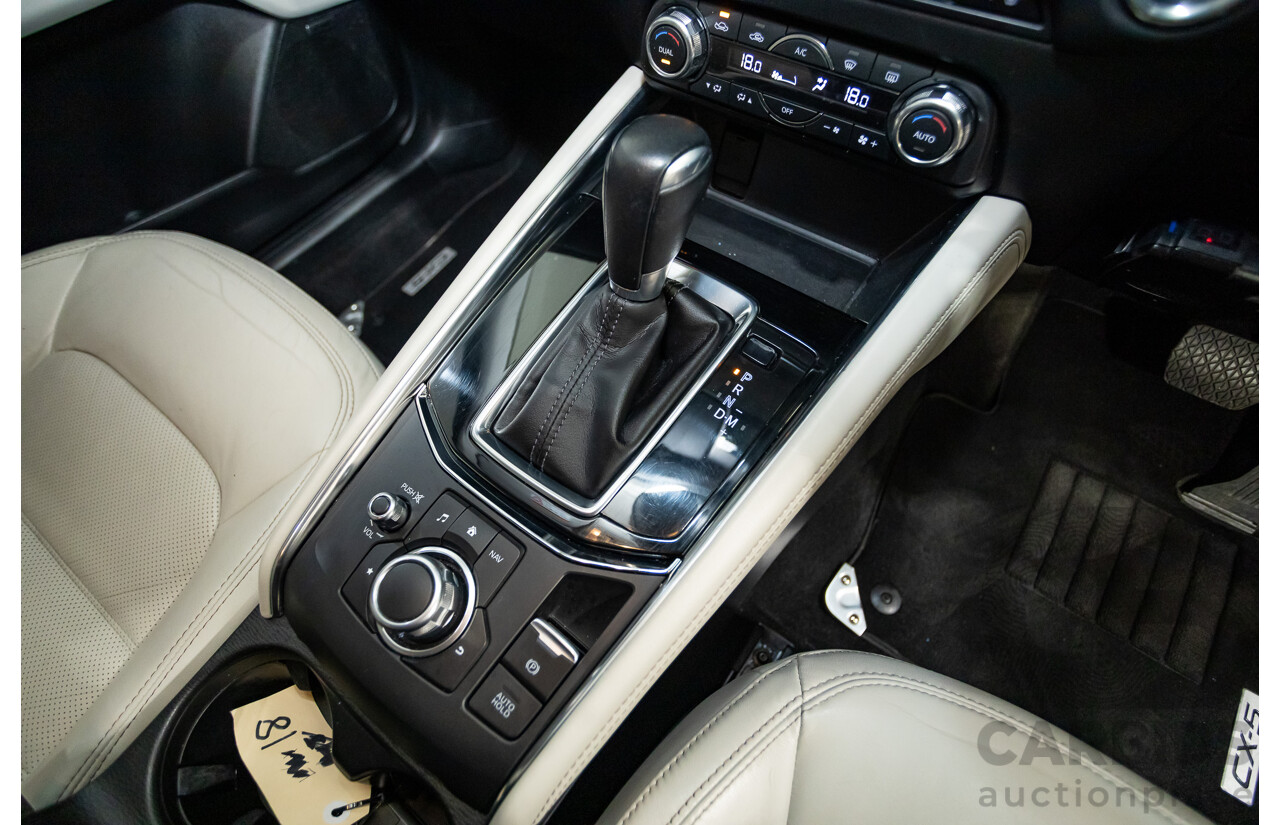 02/2017 Mazda CX-5 GT (AWD) KF MY17 4d Wagon Machine Eternal Blue Twin Turbo Diesel 2.2L