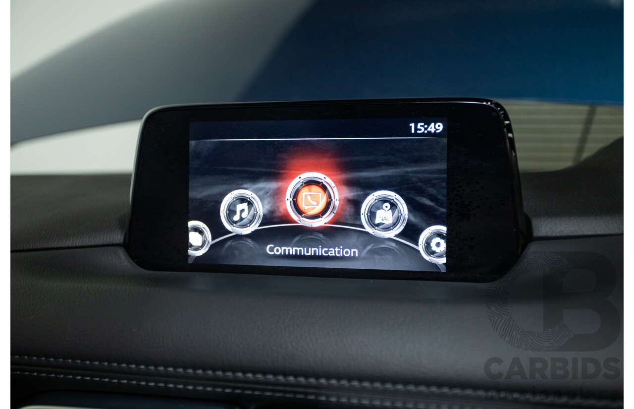 02/2017 Mazda CX-5 GT (AWD) KF MY17 4d Wagon Machine Eternal Blue Twin Turbo Diesel 2.2L