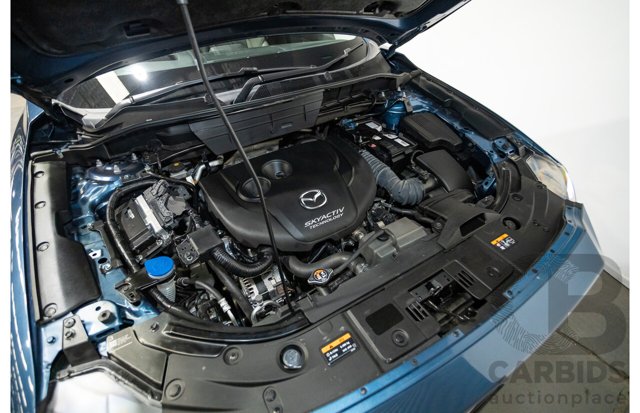 02/2017 Mazda CX-5 GT (AWD) KF MY17 4d Wagon Machine Eternal Blue Twin Turbo Diesel 2.2L