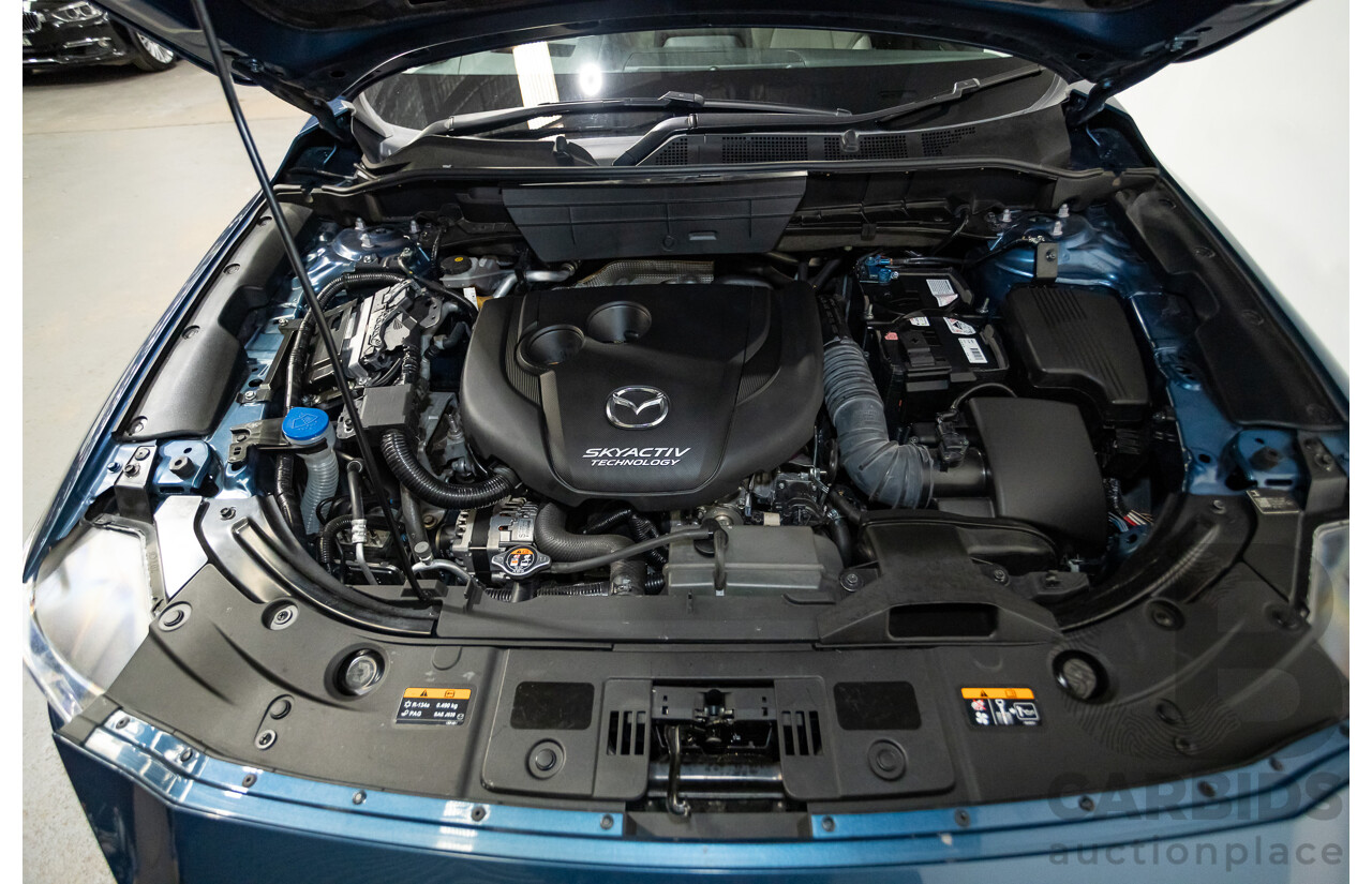 02/2017 Mazda CX-5 GT (AWD) KF MY17 4d Wagon Machine Eternal Blue Twin Turbo Diesel 2.2L