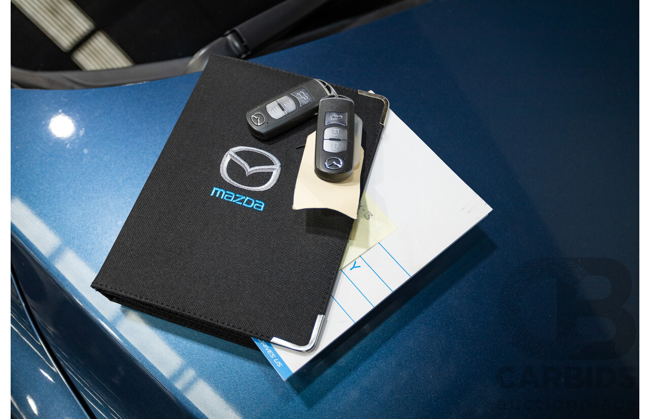 02/2017 Mazda CX-5 GT (AWD) KF MY17 4d Wagon Machine Eternal Blue Twin Turbo Diesel 2.2L