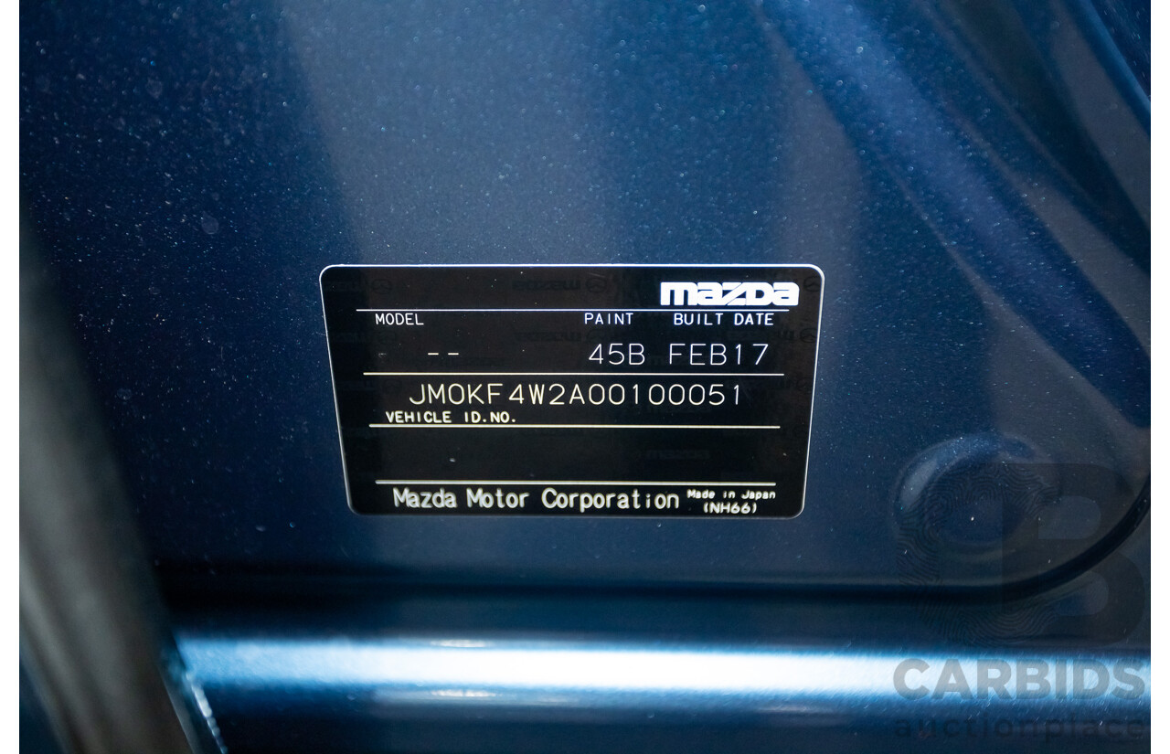 02/2017 Mazda CX-5 GT (AWD) KF MY17 4d Wagon Machine Eternal Blue Twin Turbo Diesel 2.2L