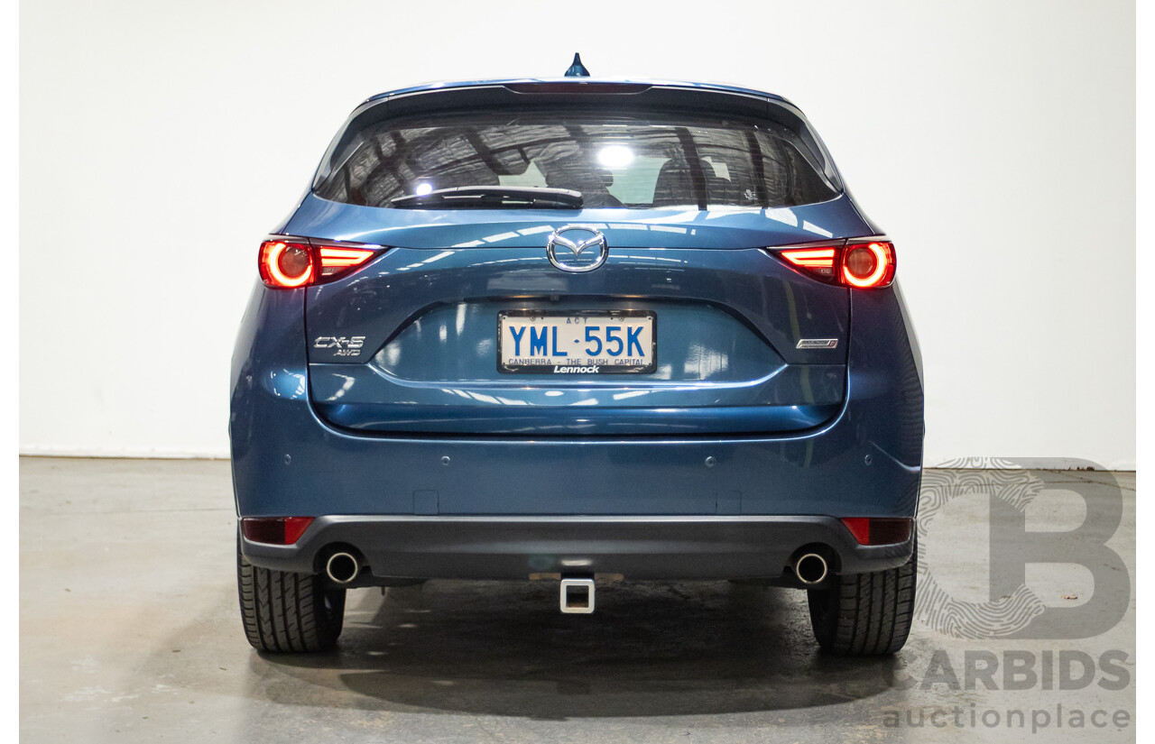 02/2017 Mazda CX-5 GT (AWD) KF MY17 4d Wagon Machine Eternal Blue Twin Turbo Diesel 2.2L