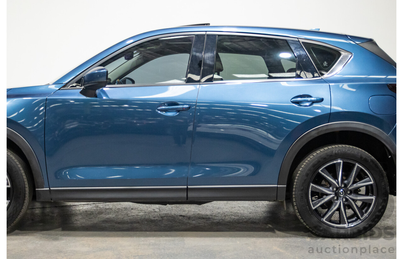 02/2017 Mazda CX-5 GT (AWD) KF MY17 4d Wagon Machine Eternal Blue Twin Turbo Diesel 2.2L