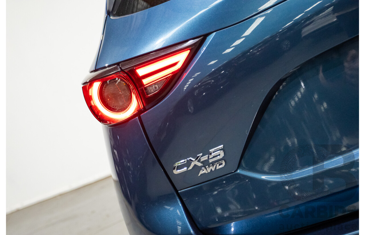 02/2017 Mazda CX-5 GT (AWD) KF MY17 4d Wagon Machine Eternal Blue Twin Turbo Diesel 2.2L