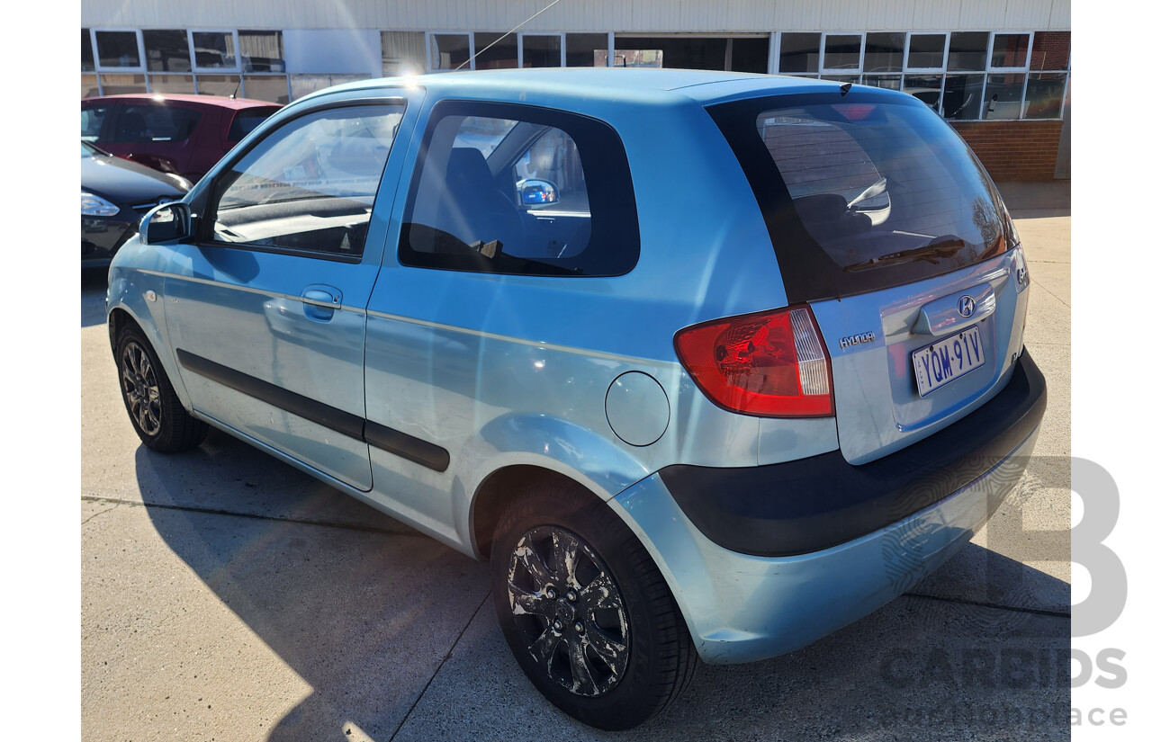 2/2010 Hyundai Getz SX TB MY09 3d Hatchback Blue 1.6L