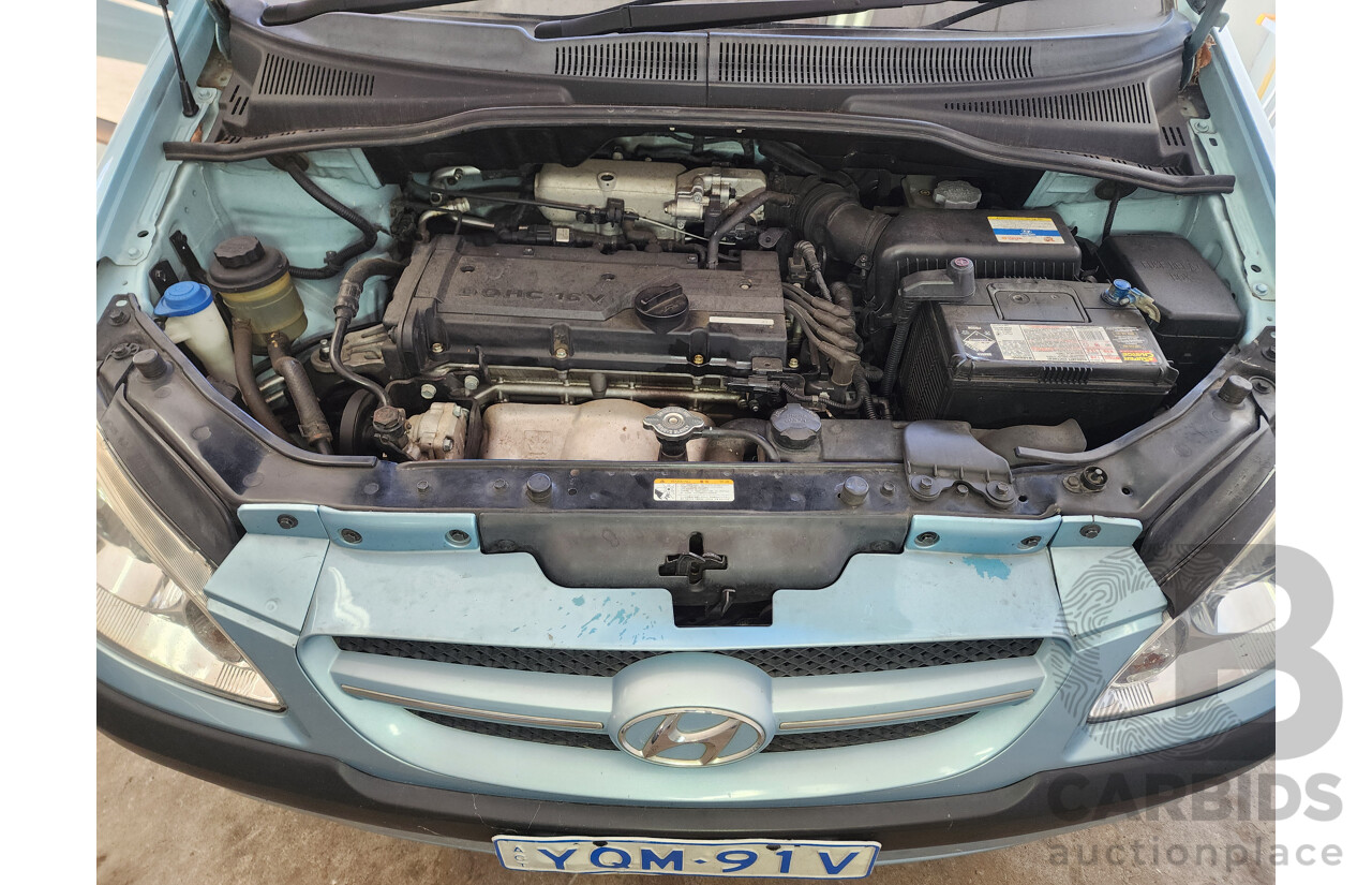 2/2010 Hyundai Getz SX TB MY09 3d Hatchback Blue 1.6L