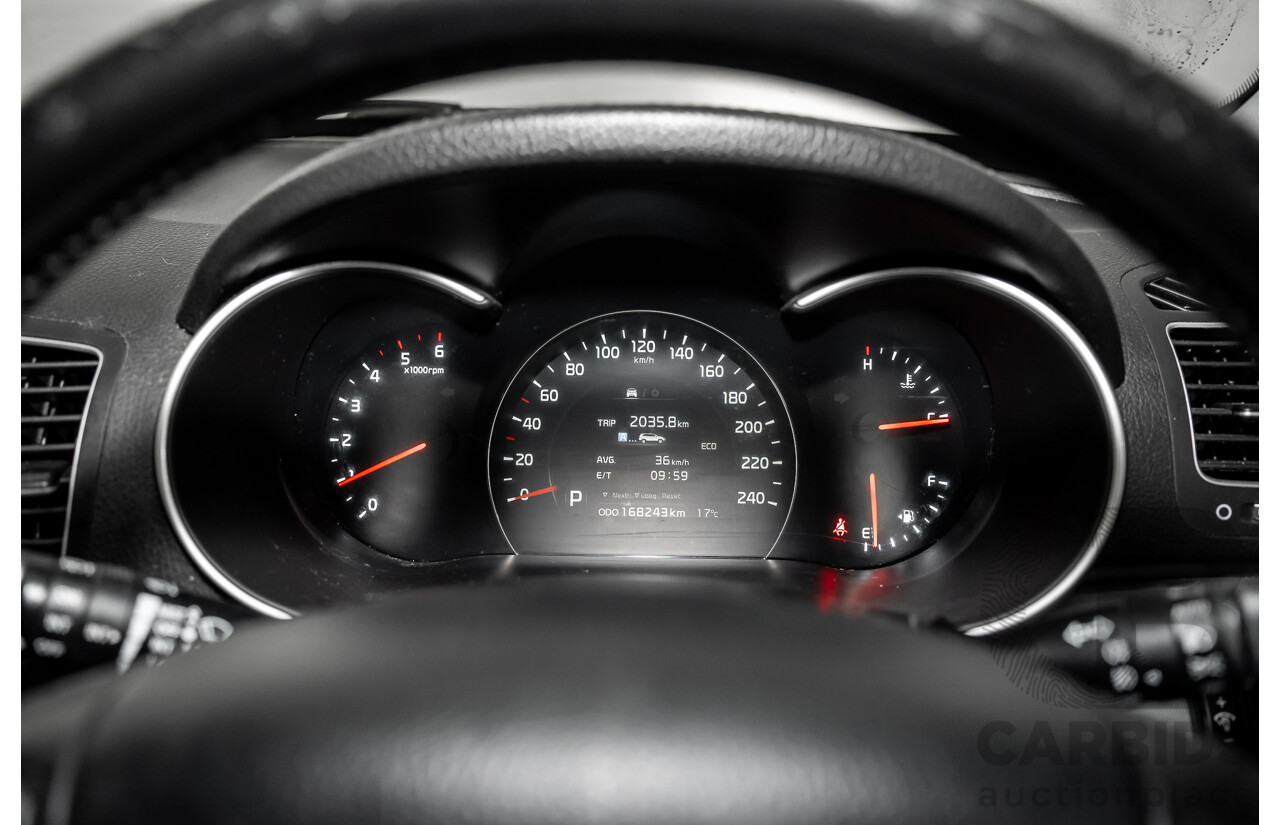 5/2015 Kia Sorento Platinum (4x4) XM MY15 4d Wagon Platinum Graphite Metallic Turbo Diesel 2.2L - 7 Seater